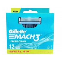 Змінні картриджі для гоління Gillette Mach3, 12 шт